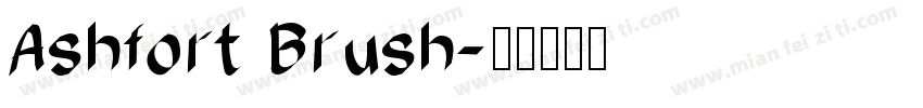 Ashfort Brush字体转换